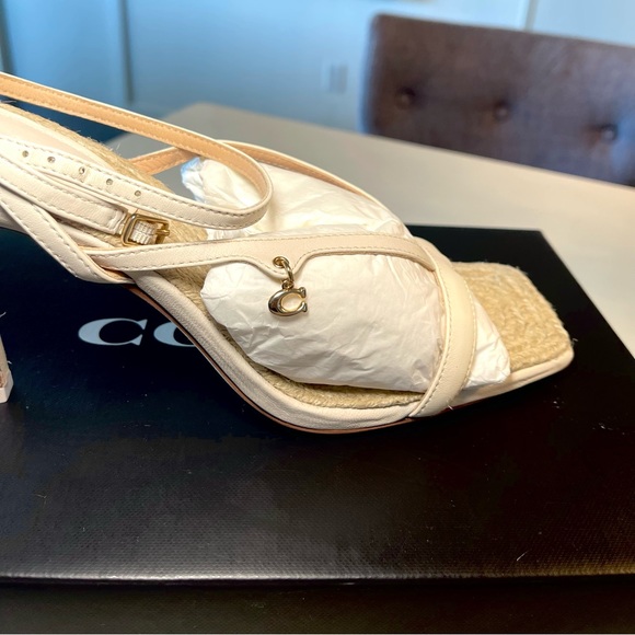 Coach Kaia Womens Stiletto Dressy Strappy Sandals US 11 (Beige) - Picture 8 of 8